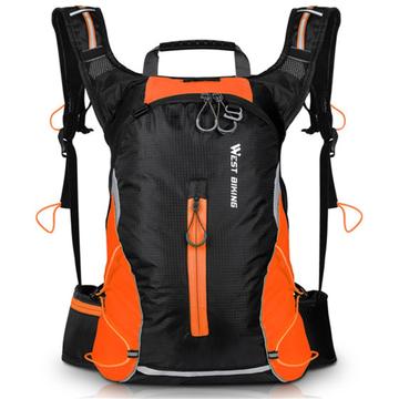 Mochila ciclismo West Biking Sports - 16L - Naranja / Negro