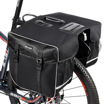 West Biking YP0707238 Bolsa impermeable 30L para rueda trasera de bicicleta - Negro