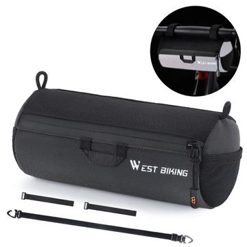 West Biking YP0707361 Bolsa reflectante para manillar de bicicleta con correa para el hombro - 1l