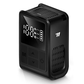 West Biking YP0711196 Bomba eléctrica para bicicleta / Compresor de aire digital - Negro