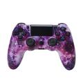 Mando de juegos inalámbrico Gamepad para PS4 Joystick con altavoz y conector para auriculares estéreo - Purple Starry Sky