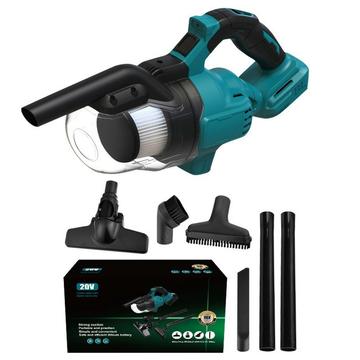 Aspirador de mano inalámbrico con filtro HEPA, luz LED - 9.4Kpa - Verde