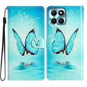 Funda Cartera Wonder Series para Honor X6c - Mariposa Azul