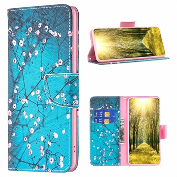 Funda Cartera Xiaomi 12T/12T Pro Wonder Series - Flores Blancos