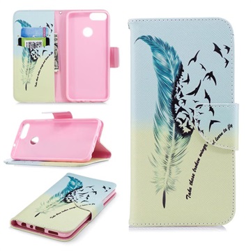 Funda Cartera Wonder Series Huawei P Smart - Pájaros