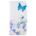 Funda Cartera Wonder Series para Huawei P30 Lite - Mariposa Azul