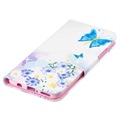 Funda Cartera Wonder Series para Huawei P30 Lite - Mariposa Azul