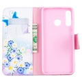 Funda Cartera Wonder Series para Huawei P30 Lite - Mariposa Azul