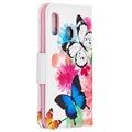 Funda Cartera Wonder Series Samsung Galaxy A20e - Mariposas