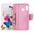 Funda Cartera Wonder Series Samsung Galaxy A20e - Mariposas