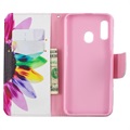 Funda Cartera Wonder Series Samsung Galaxy A20e - Flor