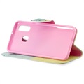 Funda Wonder para Samsung Galaxy A40 - Estilo Cartera - Plumas