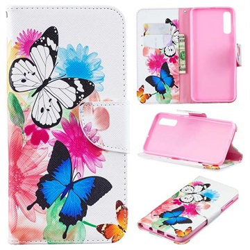 Funda Cartera Wonder Series Samsung Galaxy A50 - Mariposas