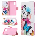 Funda Wonder para Samsung Galaxy A71 - Estilo Cartera - Mariposas