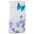 Funda Cartera Wonder Series para Samsung Galaxy S10 - Mariposa Azul