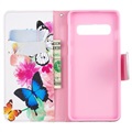 Funda Cartera Wonder Series para Samsung Galaxy S10 - Mariposas