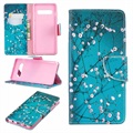 Funda Cartera Wonder Series Samsung Galaxy S10+ - Flores Blancas