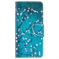 Funda Cartera Wonder Series Samsung Galaxy S10+ - Flores Blancas