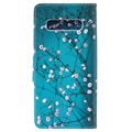 Funda Cartera Wonder Series Samsung Galaxy S10+ - Flores Blancas