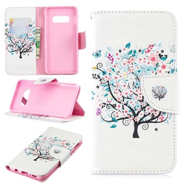 Funda Cartera Wonder Series para Samsung Galaxy S10e - Árbol Floreciente