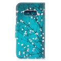 Funda Cartera Wonder Series para Samsung Galaxy S10e - Flores Blancas