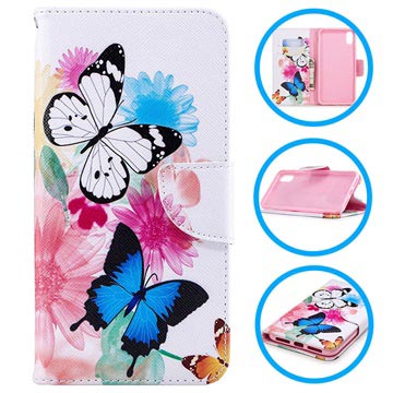 Funda Wonder Series para iPhone XS Max - Estilo Cartera - Mariposas