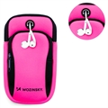 Brazalete Deportivo Universal con Doble Bolsillo Wozinsky para Teléfonos - Rosa