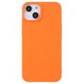 Carcasa de Plástico Engomado X-Level para iPhone 14 - Naranja