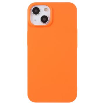 Carcasa de Plástico Engomado X-Level para iPhone 14 - Naranja