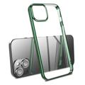 Carcasa Electrochapada X-Level para iPhone 14 - Verde Medianoche