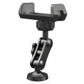 X037 Soporte para teléfono 360° con base magnética - Soporte para gimnasio y taller - Negro