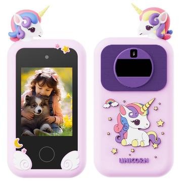 Juguete educativo para niños X11 con cámara y juegos - Caballo Morado