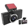 X12 Montaje magnético para coche Dash Camera 1080P+720P+720P 3-Shots Car Recorder
