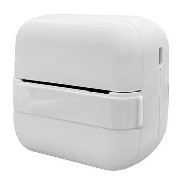 X18 Mini impresora térmica de bolsillo sin tinta - 200DPI, Bluetooth - Blanco