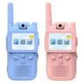 Juego de walkie-talkies con vídeo X18 para niños - Azul / Rosa