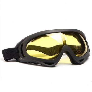 X400 Gafas Tácticas para Motociclismo/Esquí con Lentes Reforzadas - Amarillo