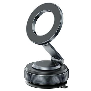 X69 Soporte magnético giratorio para teléfono de coche con ventosa - Negro