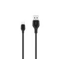 XO NB103 Cable de carga USB-A a USB-C - 2,1A, 1m - Negro