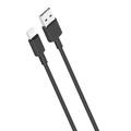 XO NB156 Cable USB-A / Lightning - 1m, 2.1A - Negro