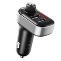 Cargador Bluetooth Inteligente para Coche XO TZ08 - Negro