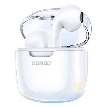 XUNDD X17 Auriculares Bluetooth 5.3 Auriculares TWS de baja latencia con estuche de carga - Blanco