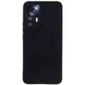 Carcasa de TPU Anti-Huellas Dactilares Mate para Xiaomi 12T/12T Pro - Negro