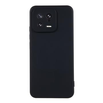 Carcasa de TPU Anti-Huellas Dactilares Mate para Xiaomi 13 - Negro