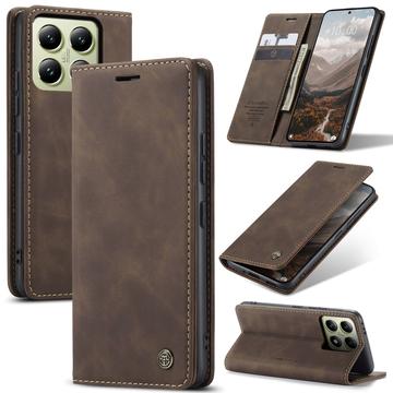 Funda Caseme Serie 013 para Xiaomi 14T - Estilo Cartera - Café