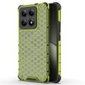Carcasa Híbrida Honeycomb Armored para Xiaomi 14T - Verde