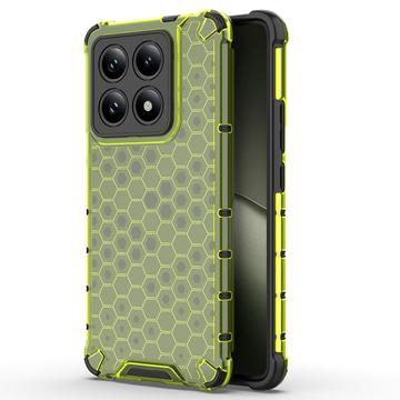 Carcasa Híbrida Honeycomb Armored para Xiaomi 14T - Verde