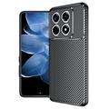 Carcasa TPU Beetle Fibra de Carbono para Xiaomi 14T Pro - Negro