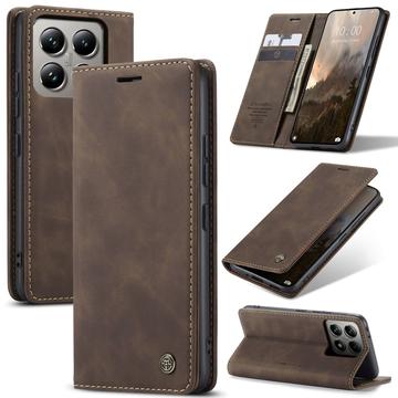 Funda Caseme Serie 013 para Xiaomi 14T Pro - Estilo Cartera - Café