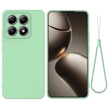 Funda de Silicona Líquida para Xiaomi 14T Pro - Verde