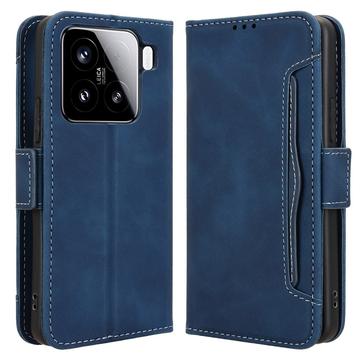 Funda Estilo Cartera Cardholder Serie para Xiaomi 15 Pro - Bleu